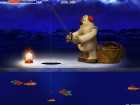 北極熊釣魚